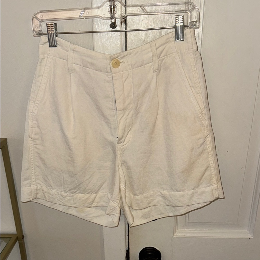 Alex mill Cream Shorts